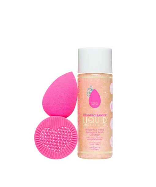 【限量超值SET】BeautyBlender Double Delight Essential Set 美妝蛋連美妝蛋專用清潔 - 3件套裝