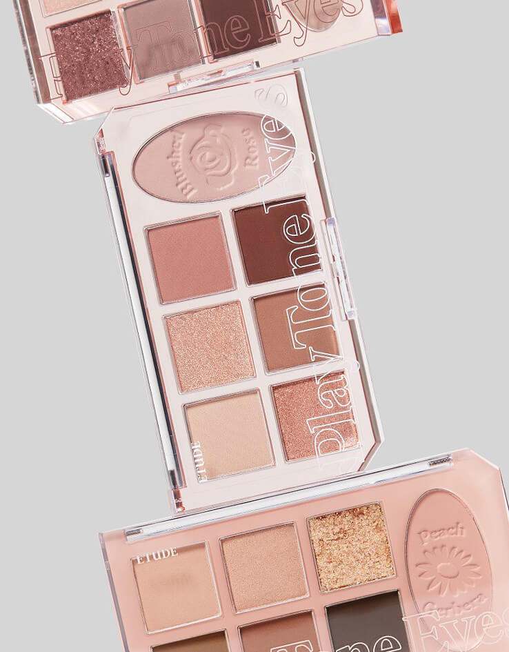 ＼新品／韓國 Etude Play Tone Eye Palette 7色眼影妝容綜合盤 - 🌹 Blushed Rose 胭紅玫瑰