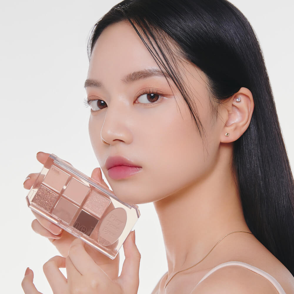 韓國 Etude Play Tone Eye Palette 7色眼影妝容綜合盤 - ☕ Nude Milk Tea 裸系奶茶