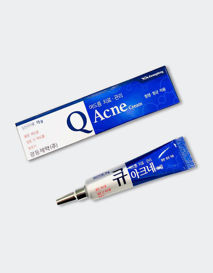 〖韓國藥房熱賣〗Kwangdong Q Acne Cream 速效祛痘消炎抗菌暗瘡膏