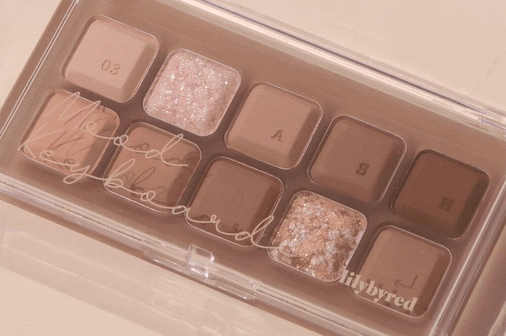 韓國 Lilybyred〖Ash Letter Edition〗Mood Keyboard Palette 鍵盤10色眼影盤 - 3色選擇