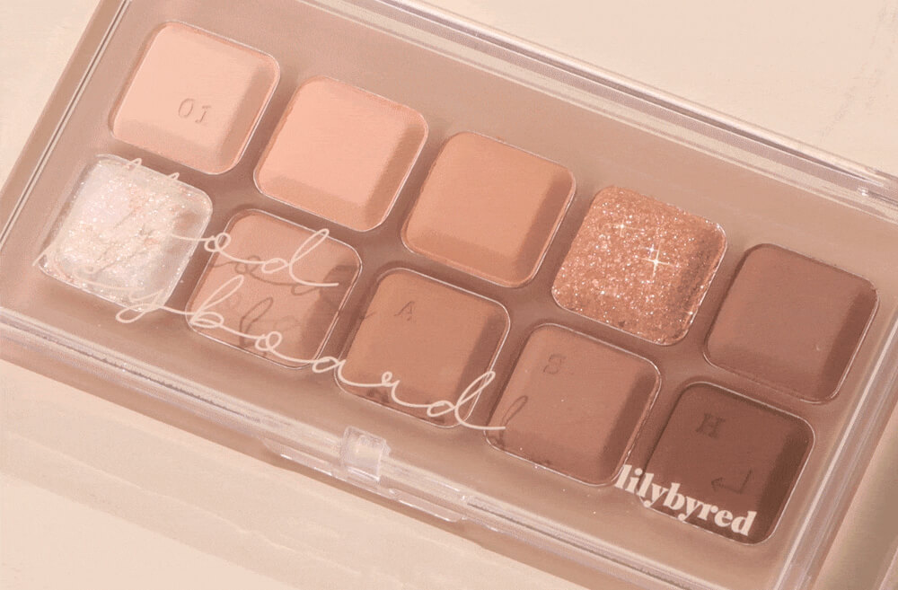 韓國 Lilybyred〖Ash Letter Edition〗Mood Keyboard Palette 鍵盤10色眼影盤 - 3色選擇