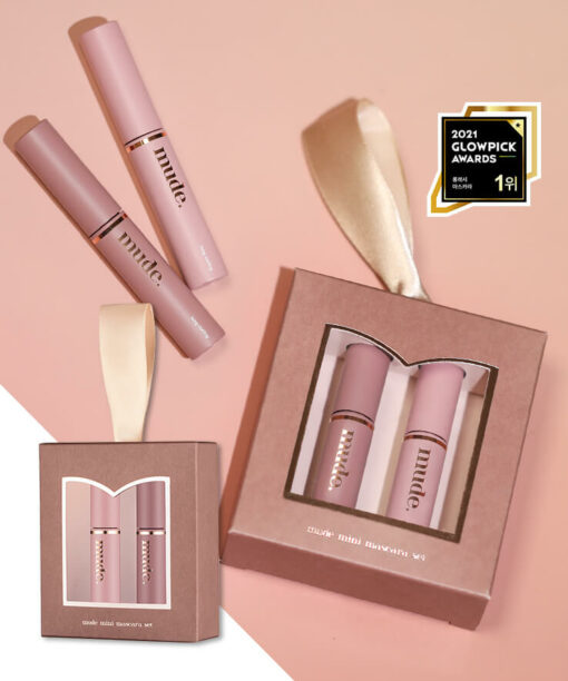 韓國 Mude Mini Mascara Kit Set 皇牌濃密＋纖長迷你睫毛膏優惠套裝