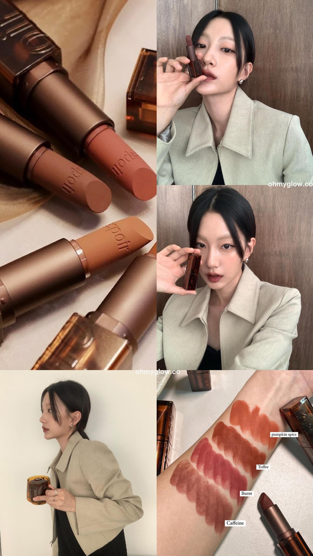 【限量色琥珀唇膏】Espoir Nowear Capsule Collection Dusky Brown 棕調絲絨霧面唇膏 - 4色選擇