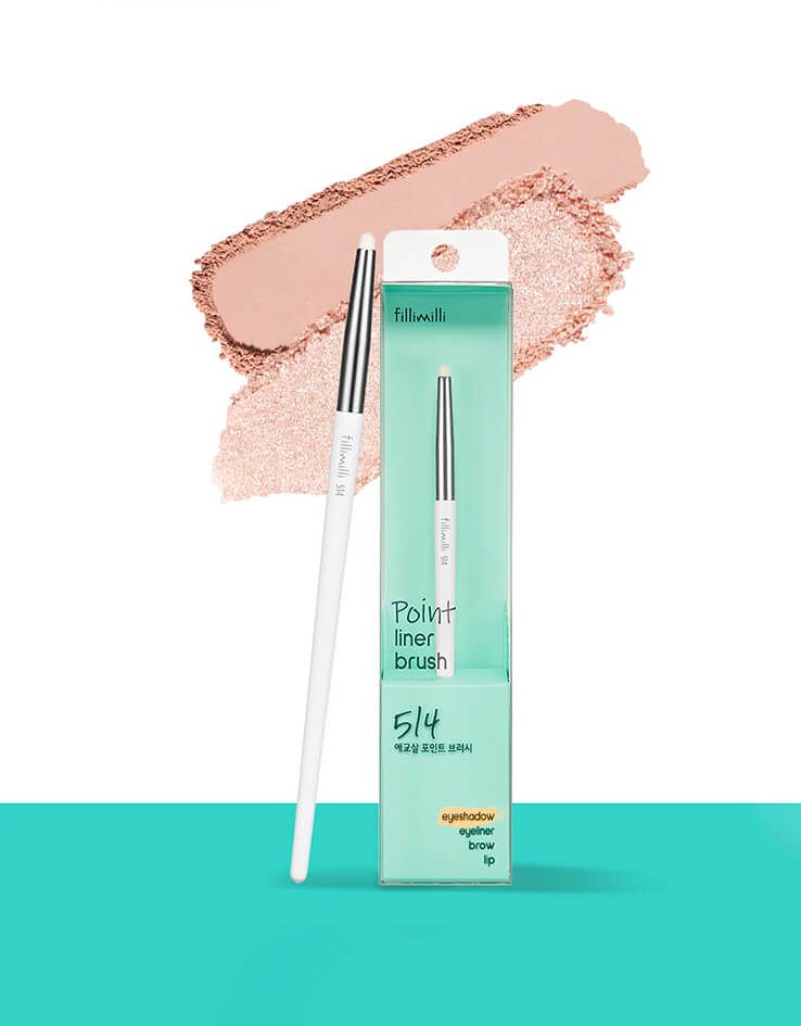 韓國 FilliMilli Point Liner Brush 514 精細眼影眼線掃