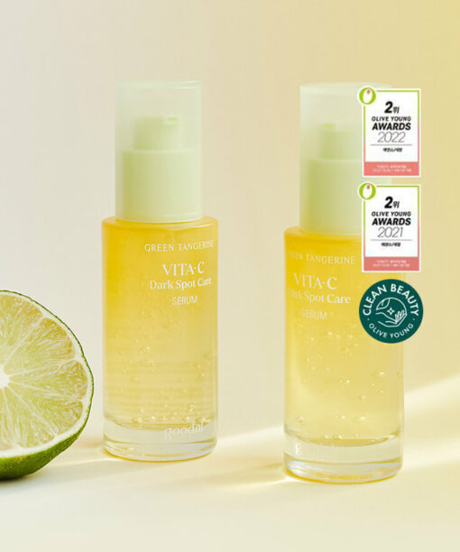 〖最新版！〗韓國 goodal Green Tangerine Vita C Dark Spot Care Serum 濟州青橘維C美白淡斑保濕精華