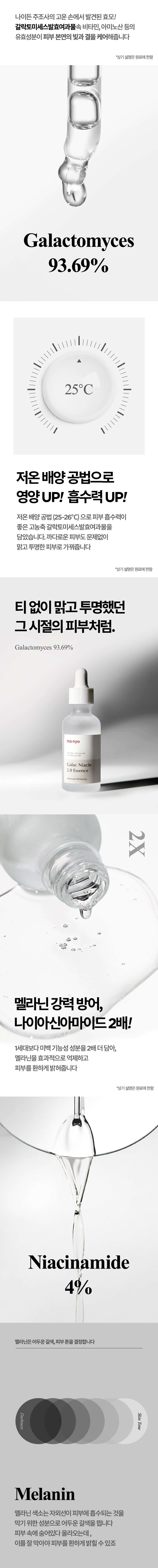 韓國 manyo 魔女 Galac Niacin 2.0 essence 93.69%高濃度半乳糖霉菌+煙酰胺 提亮美白第二代精華