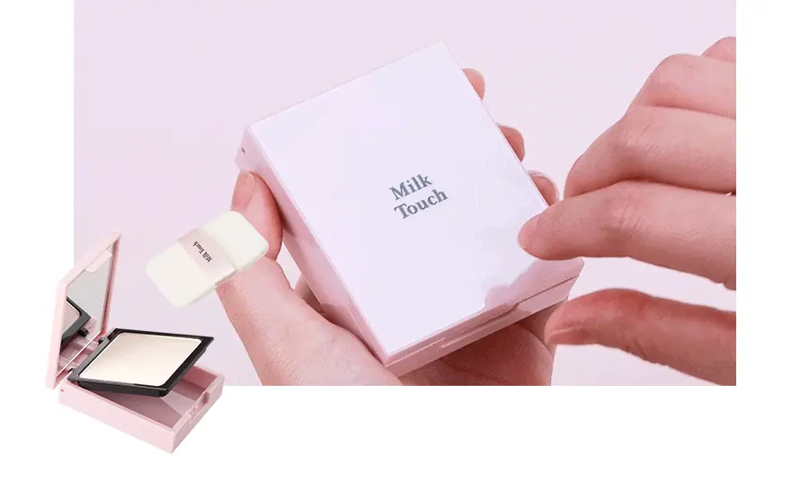 韓國 Milk Touch All Day Perfect Blurring Fixing Pact 柔焦美肌濾鏡定妝粉餅連粉樸