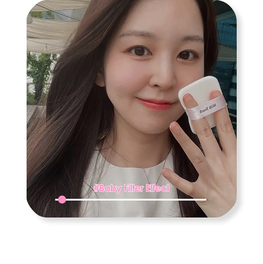 韓國 Milk Touch All Day Perfect Blurring Fixing Pact 柔焦美肌濾鏡定妝粉餅連粉樸