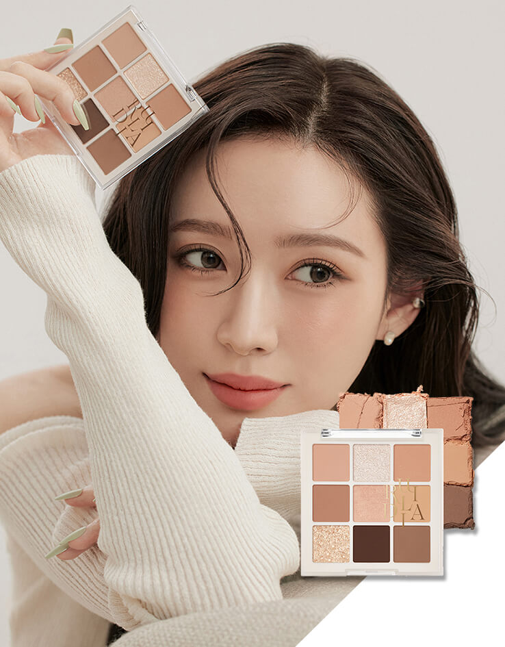 韓國 RULIDIA Multi-Use Shadow Palette 基礎實用多用途大地色系9色眼影盤 - #01 BASIC