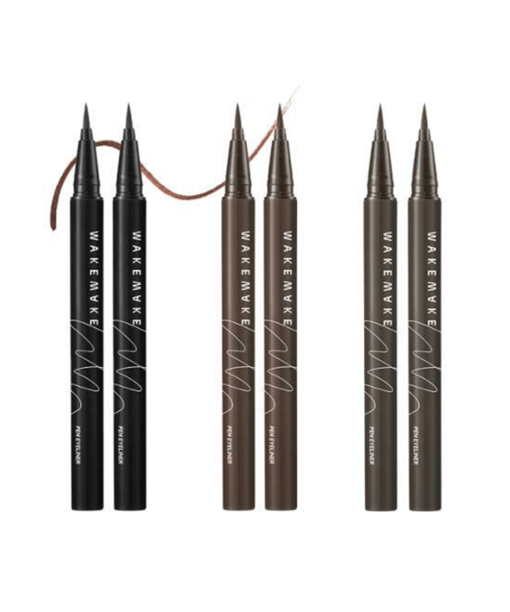 限量SET! 韓國 WakeMake Any Proof Eyeliner 1+1 24小時防水防油持久眼線液筆超值優惠套裝
