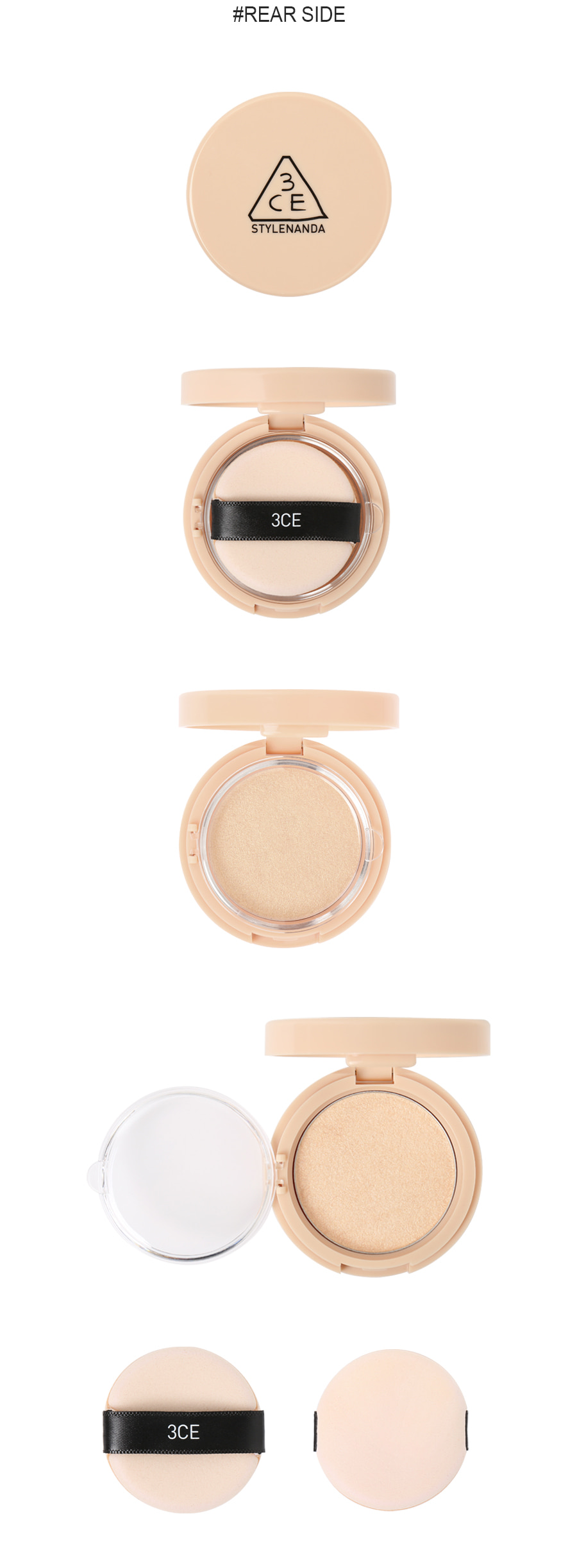 韓國 3CE Glow Beam Highlighter 單色高光盤 - #Rear Side