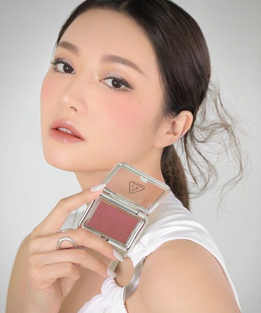 韓國 3CE 新品銀盒胭脂 New Take Face Blusher 新柔霧單色胭脂 #How Dare