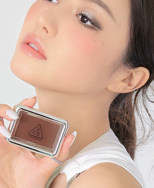 韓國 3CE 新品銀盒胭脂 New Take Face Blusher 新柔霧單色胭脂 #How Dare