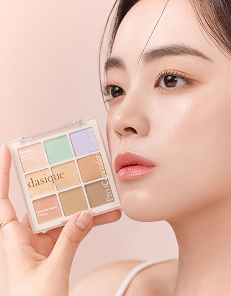 韓國 dasique Pro Concealer Palette 🎨校正調色9色多功能遮瑕盤