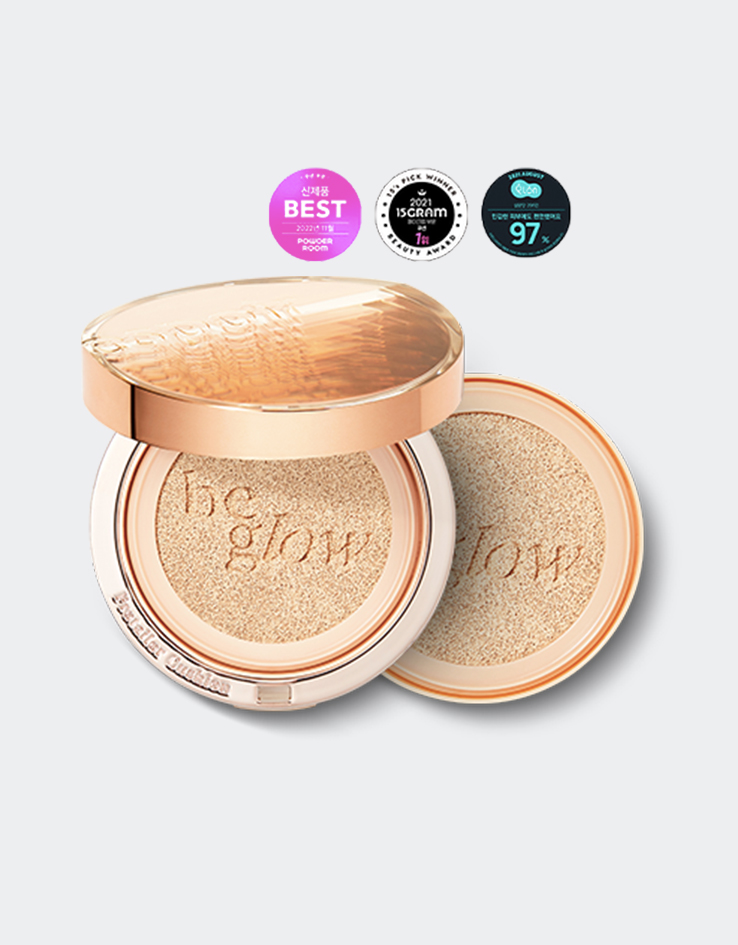 ＼2022最新款／ 韓國 Espoir Pro Tailor Be Glow Cushion New Class SPF42 PA++ (+Refill) 水潤保濕光彩氣墊粉底連補充裝 - 5色選擇