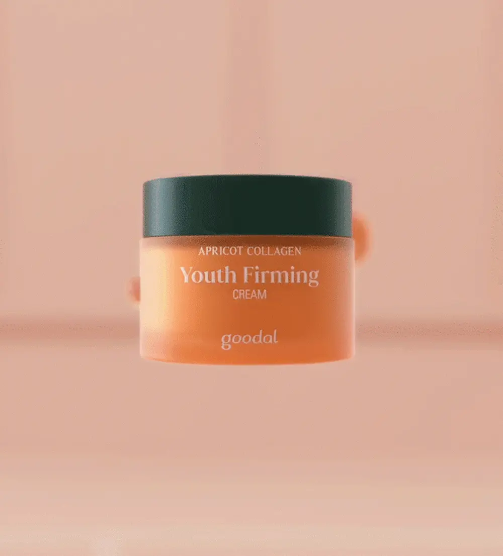 韓國 goodal Apricot Collagen Youth Firming Cream 杏果膠原蛋白青春緊緻抗老純素面霜 - 50ml