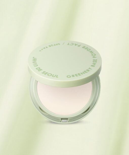 韓國 JAVIN DE SEOUL Greenery Base Powder Pact SPF28 PA++ 定妝粉餅內附粉樸 - 3色選擇