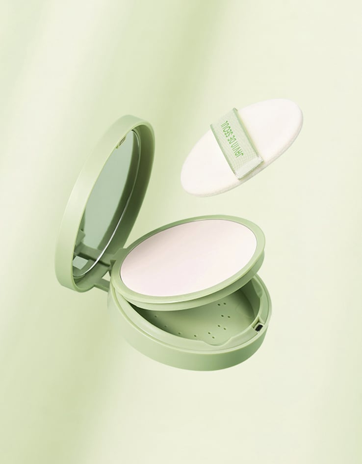 韓國 JAVIN DE SEOUL Greenery Base Powder Pact SPF28 PA++ 定妝粉餅內附粉樸 - 3色選擇