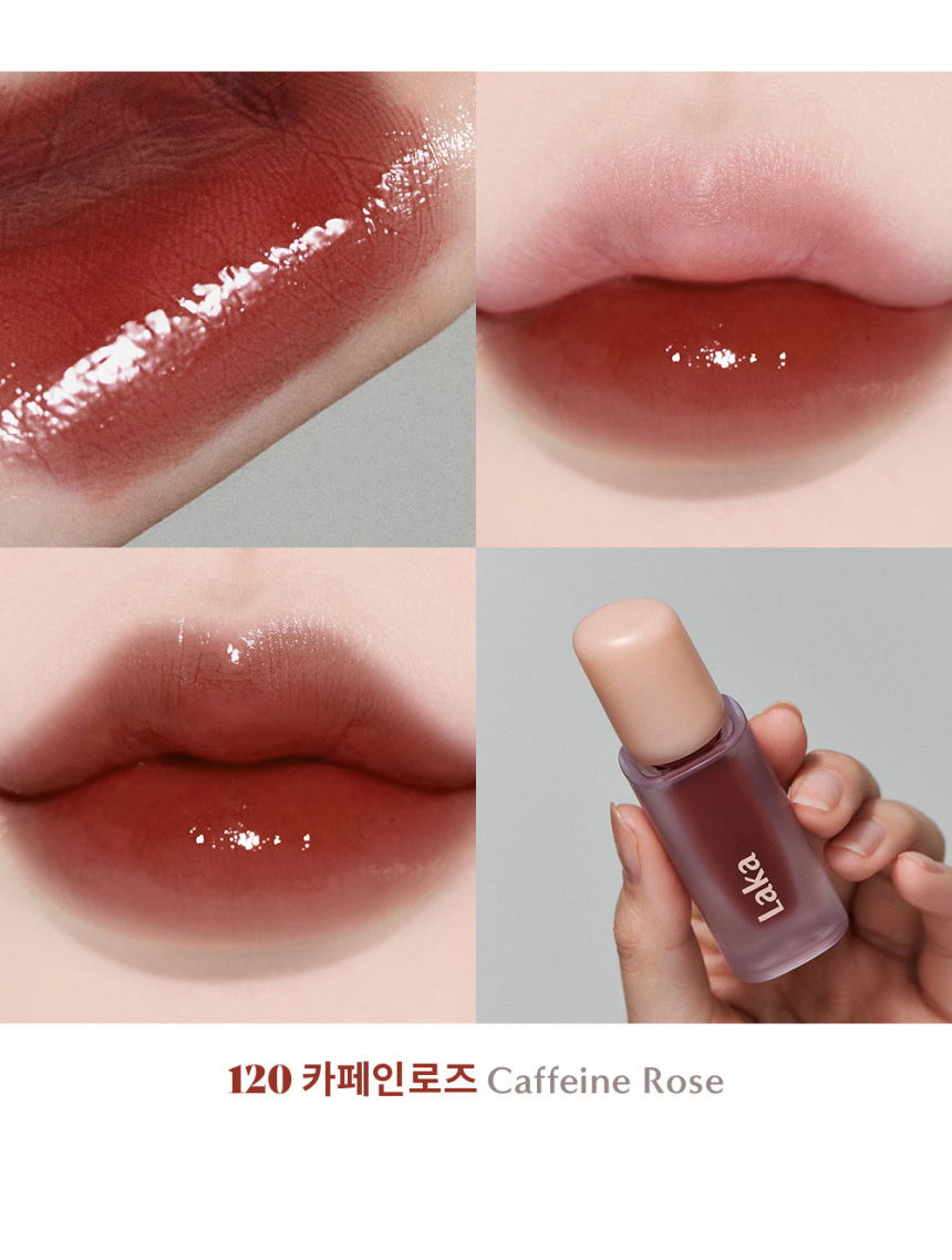 韓國 Laka Fruit Glam Tint 果汁水光唇釉 - 120 Caffeine Rose