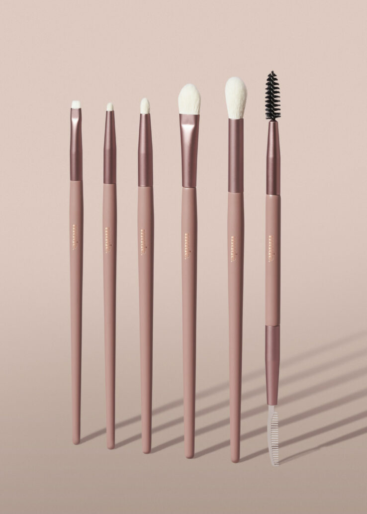 韓國 Mude Brush Collection Eye Trial Kit 眼部掃具6件掃套裝連收納皮套