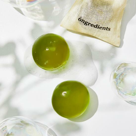 韓國 Ongredients Jeju Greentea Cleansing Ball 濟洲綠茶有機純淨果凍潔面球