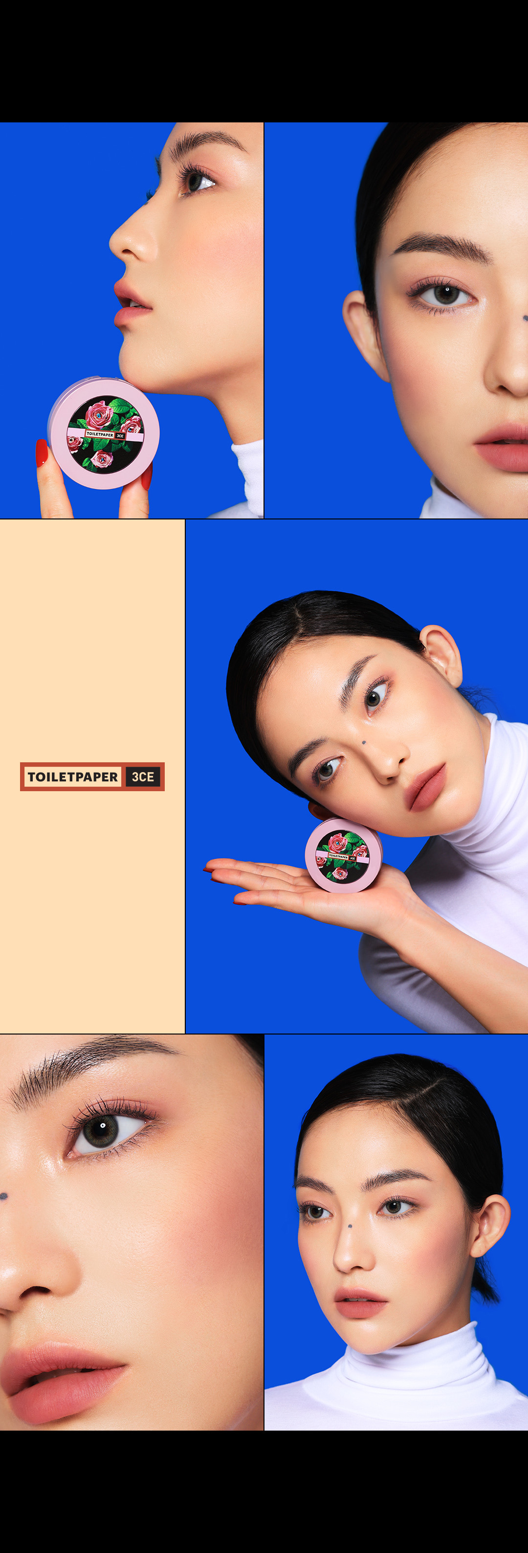 韓國 3CE聯名系列 [3CE X TOILETPAPER] 3CE Face Blush 柔霧單色胭脂 #Let Me Stay