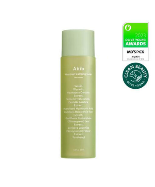 韓國 Abib HeartLeaf Calming Toner Skin Booster 魚腥草鎮定爽膚水 - 200ml