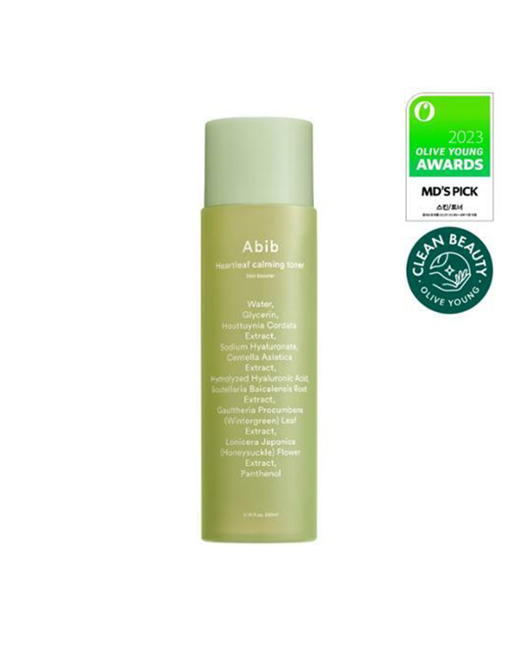 韓國 Abib HeartLeaf Calming Toner Skin Booster 魚腥草鎮定爽膚水 - 200ml