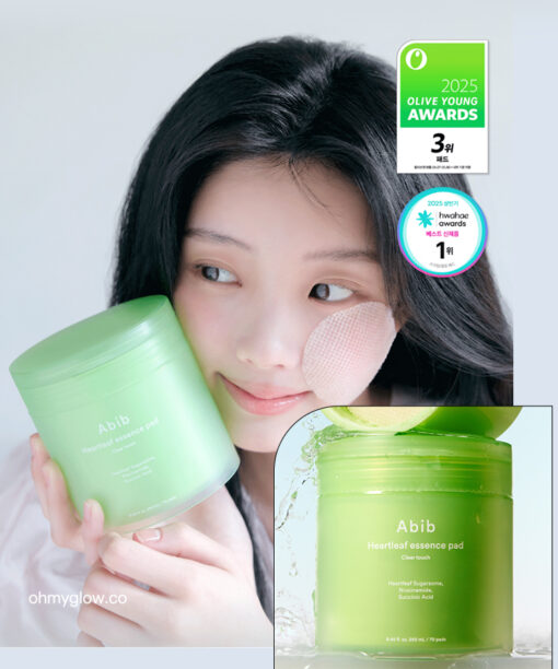 [新版]4連🏆～ 韓國Abib Heartleaf Essence Pad Clear Touch 弱酸性魚腥草舒緩爽膚棉片 - 70片
