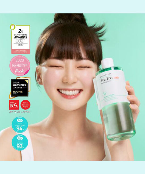 澳門 Bring Green Tea Tree Cica Soothing Toner 茶樹舒緩爽膚水 - 250ml
