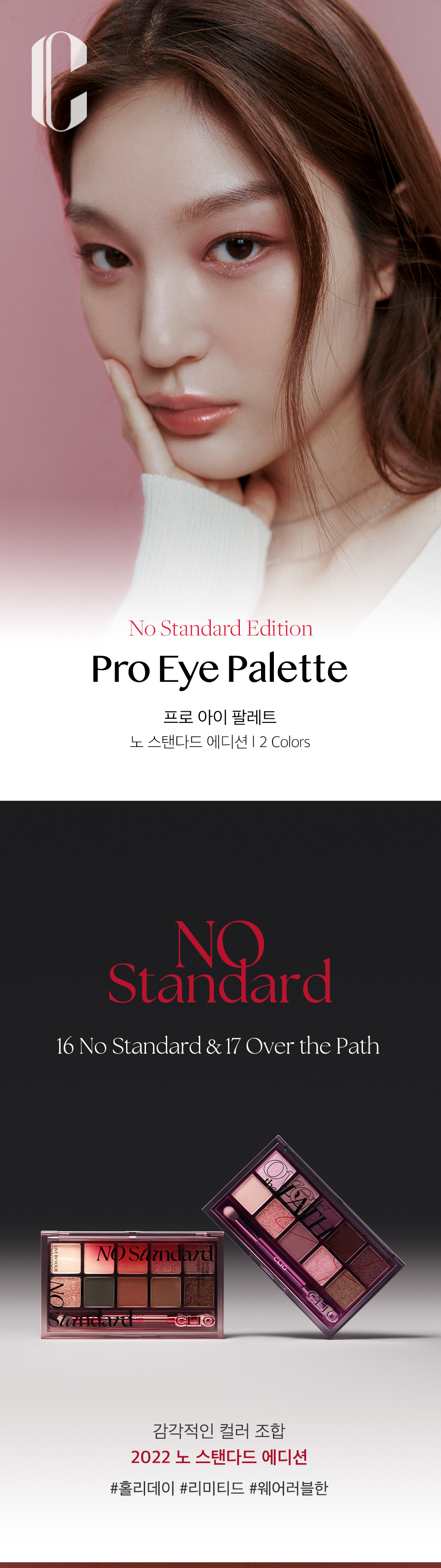 韓國 CLIO Pro Eye Palette (No Standard系列) 10色眼影盤 