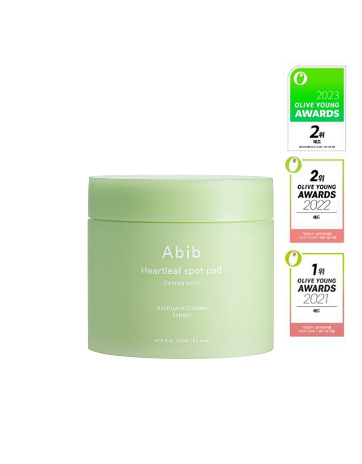 韓國 Abib Heartleaf Spot Pad Calming Touch 弱酸性魚腥草舒緩爽膚棉片 - 80片