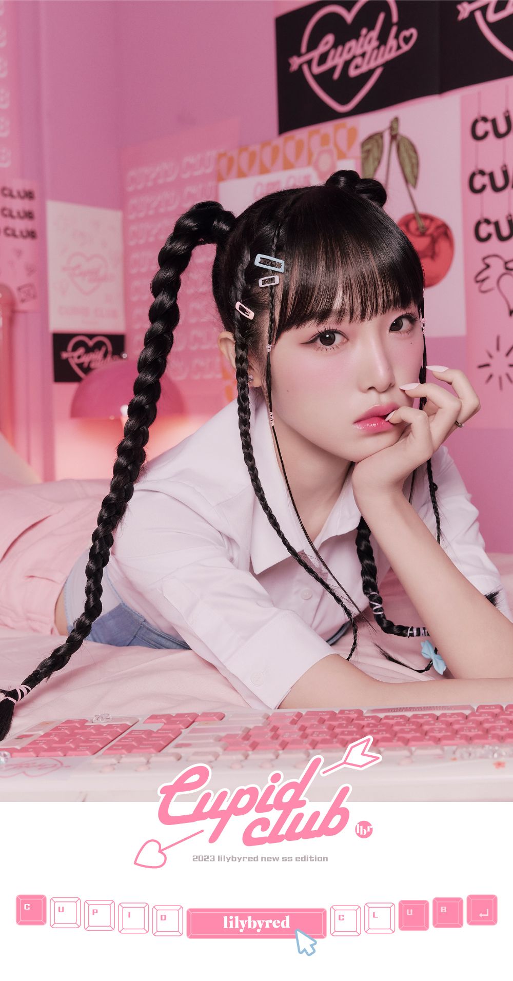韓國 Lilybyred Mood Keyboard Palette #Cupid Club Edition♥ 系列 鍵盤10色粉嫩眼影盤 - 2色選擇