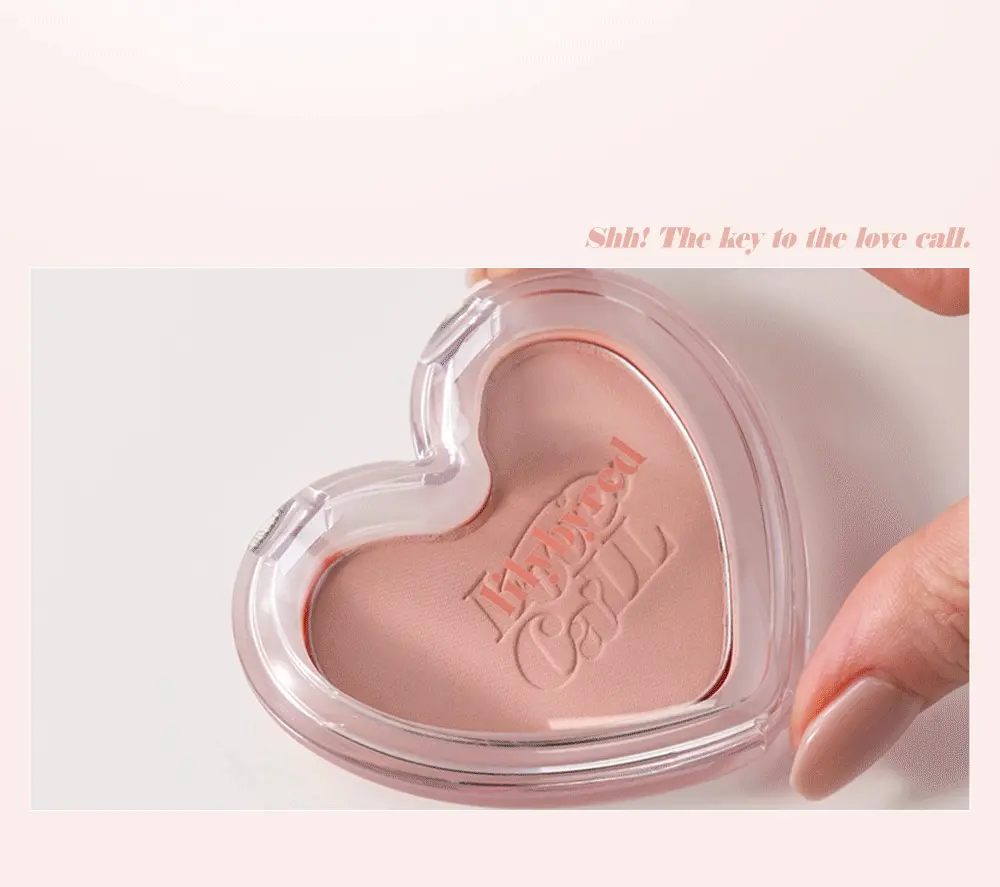 最新色入!韓國 Lilybyred Love Beam Blur Cheek ♥ 單色心形胭脂 #Love Call 系列- 5色選擇