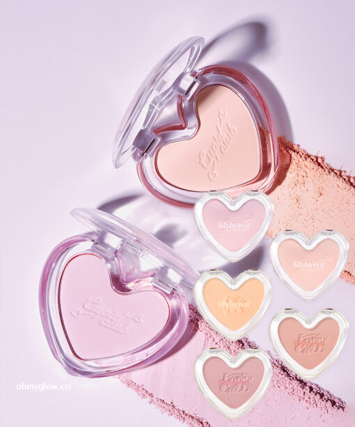 最新色入！韓國 Lilybyred Love Beam Blur Cheek ♥ 單色心形胭脂 #Love Call 系列- 5色選擇