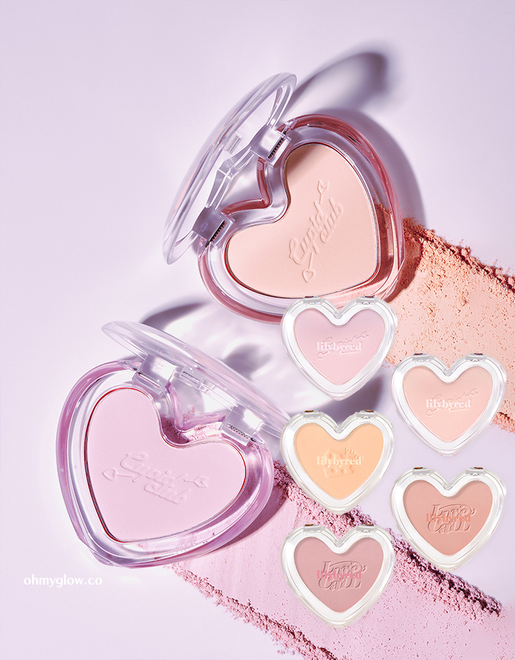 最新色入！韓國 Lilybyred Love Beam Blur Cheek ♥ 單色心形胭脂 #Love Call 系列- 5色選擇