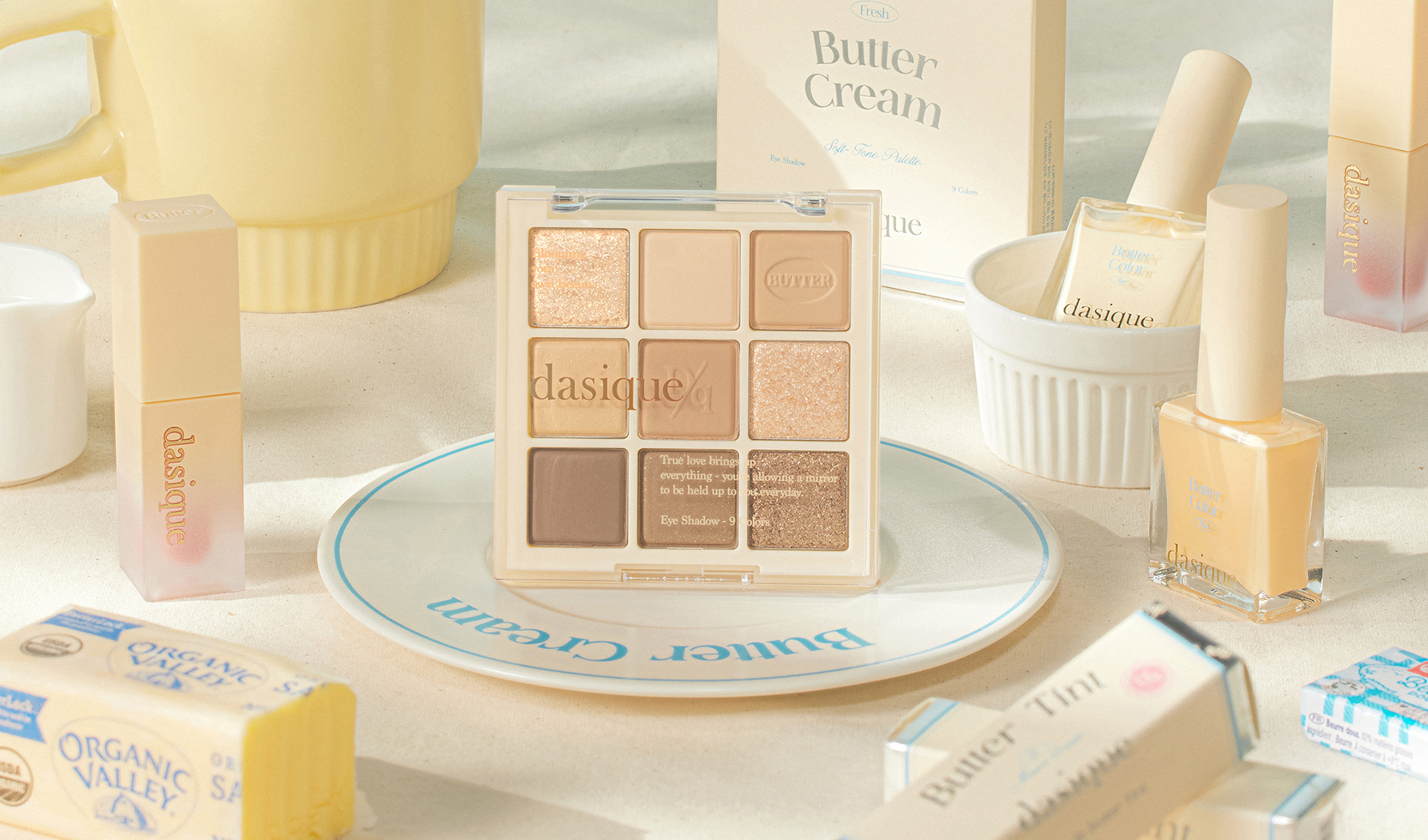 韓國 🧈 dasique Shadow Palette #Butter Cream Collection #17 Butter Cream 9色暖大地奶油盤