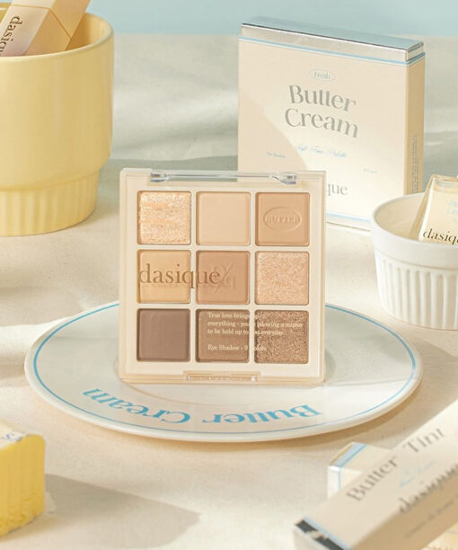 韓國 🧈 dasique Shadow Palette #Butter Cream Collection #17 Butter Cream 9色暖大地奶油盤