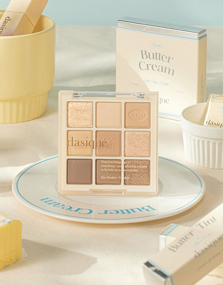 韓國 🧈 dasique Shadow Palette #Butter Cream Collection #17 Butter Cream 9色暖大地奶油盤