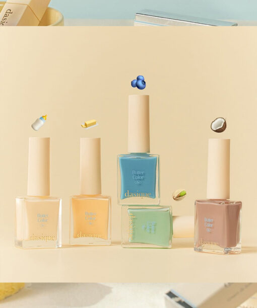 韓國 dasique Syrup Nail Color 🧈 #Butter Cream Collection 糖漿指甲油 – 5色選擇