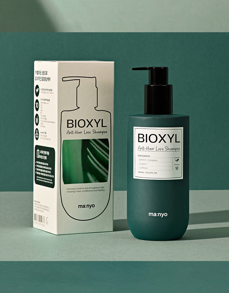 韓國 manyo Bioxyl Anti-Hair Loss Shampoo 防脫髮洗頭水 - 大支480ml