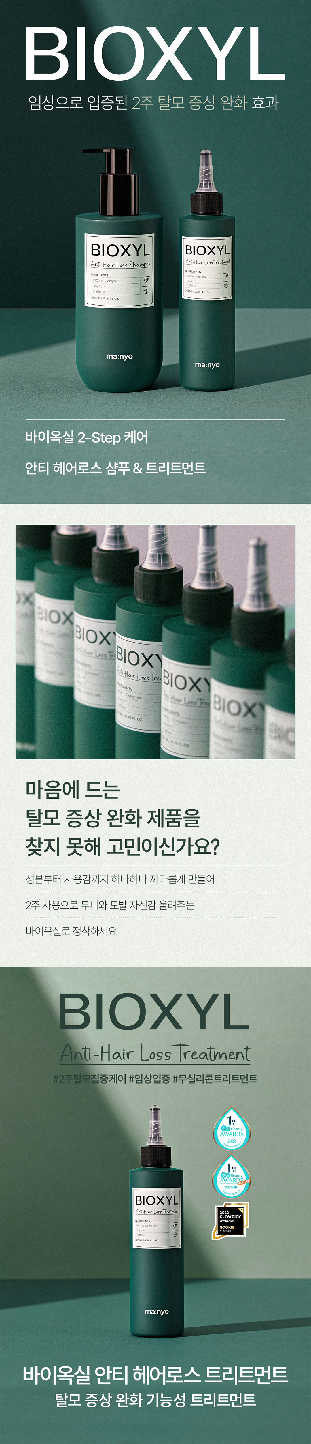 韓國 manyo Bioxyl Anti-Hair Loss Treatment 頭皮髮根防脫髮護髮素 - 200ml