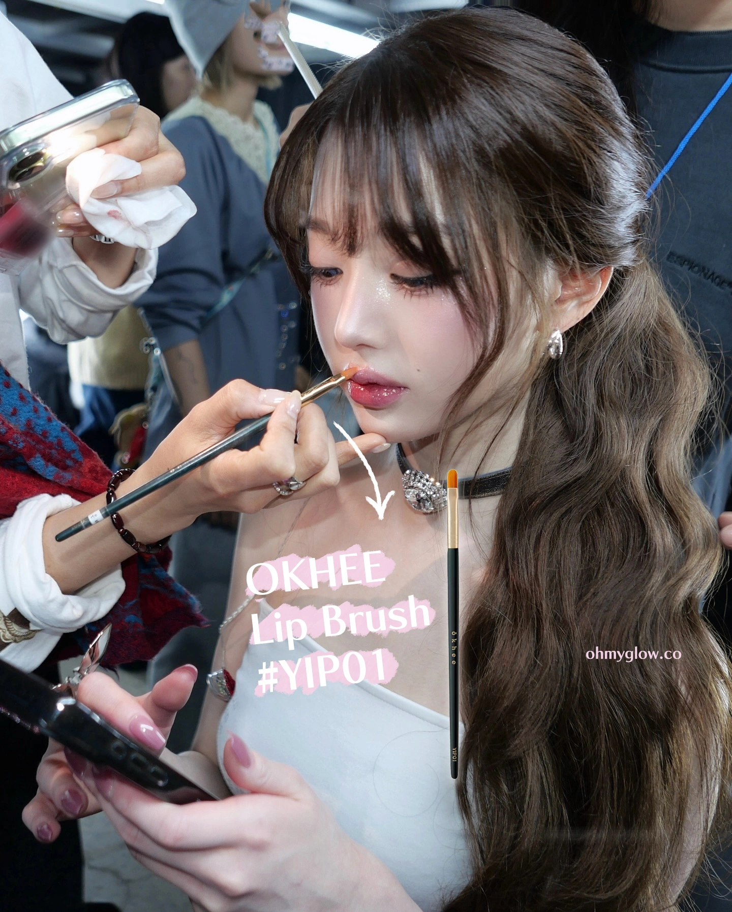 idol同款 員媖化妝師 韓國清漂洞化妝師愛用掃具 okhee lip brush yip01