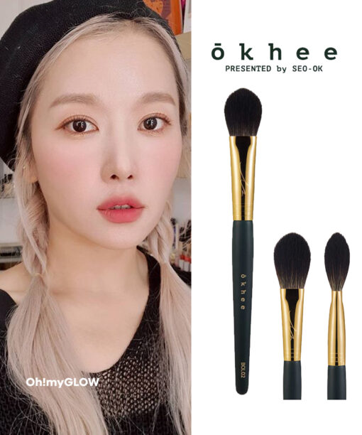 韓國少女時代御用化妝師Seo Ok 徐玉老師同款 okhee Point Cheek Brush 胭脂掃 #BOL02