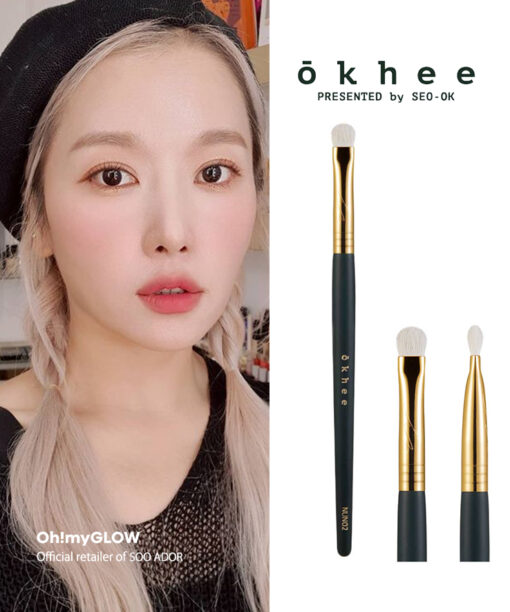 韓國少女時代御用化妝師Seo Ok 徐玉老師同款 okhee Point Eyeshadow Brush 專業細節眼影掃 #NUN02