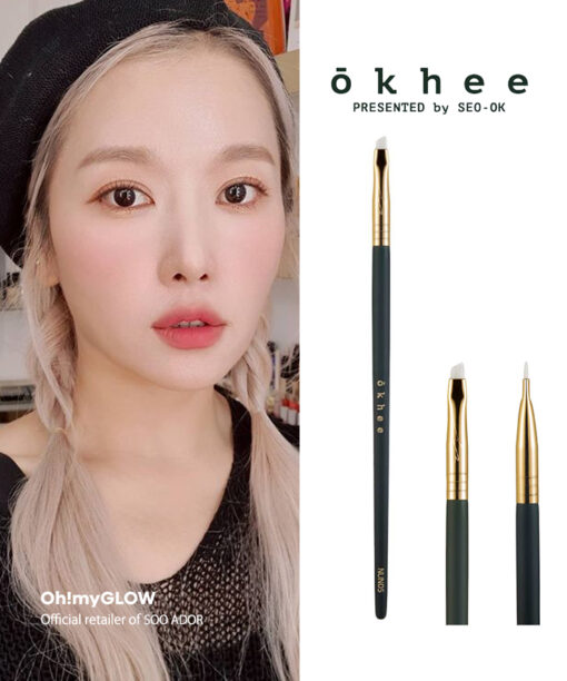 韓國少女時代御用化妝師Seo Ok 徐玉老師同款 okhee Edge Eye Brush 專業精細斜角眼影眼線掃 #NUN05