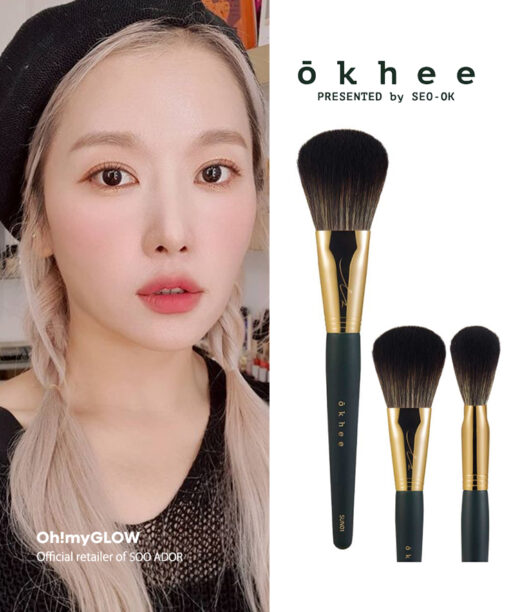 韓國少女時代御用化妝師Seo Ok 徐玉老師同款 okhee Shading Brush 專業修容掃 #SUN01