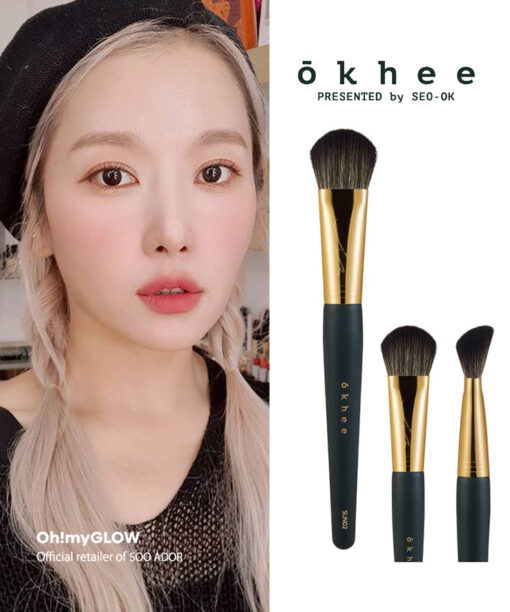 韓國少女時代御用化妝師Seo Ok 徐玉老師同款 okhee Contour Brush 專業修容掃 #SUN02