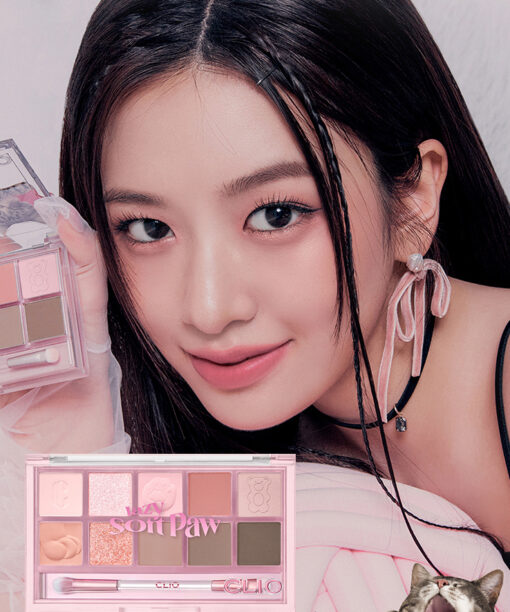 韓國熱搶CLIO Pro Eye Palette (Koshort In Seoul貓貓系列) 10色眼影盤 - #20 Lazy Soft Paw